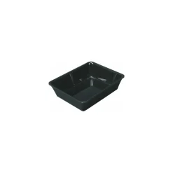 Bac plexi GN 1/2 noir H. 8 cm 26,5 x 32,5 cm