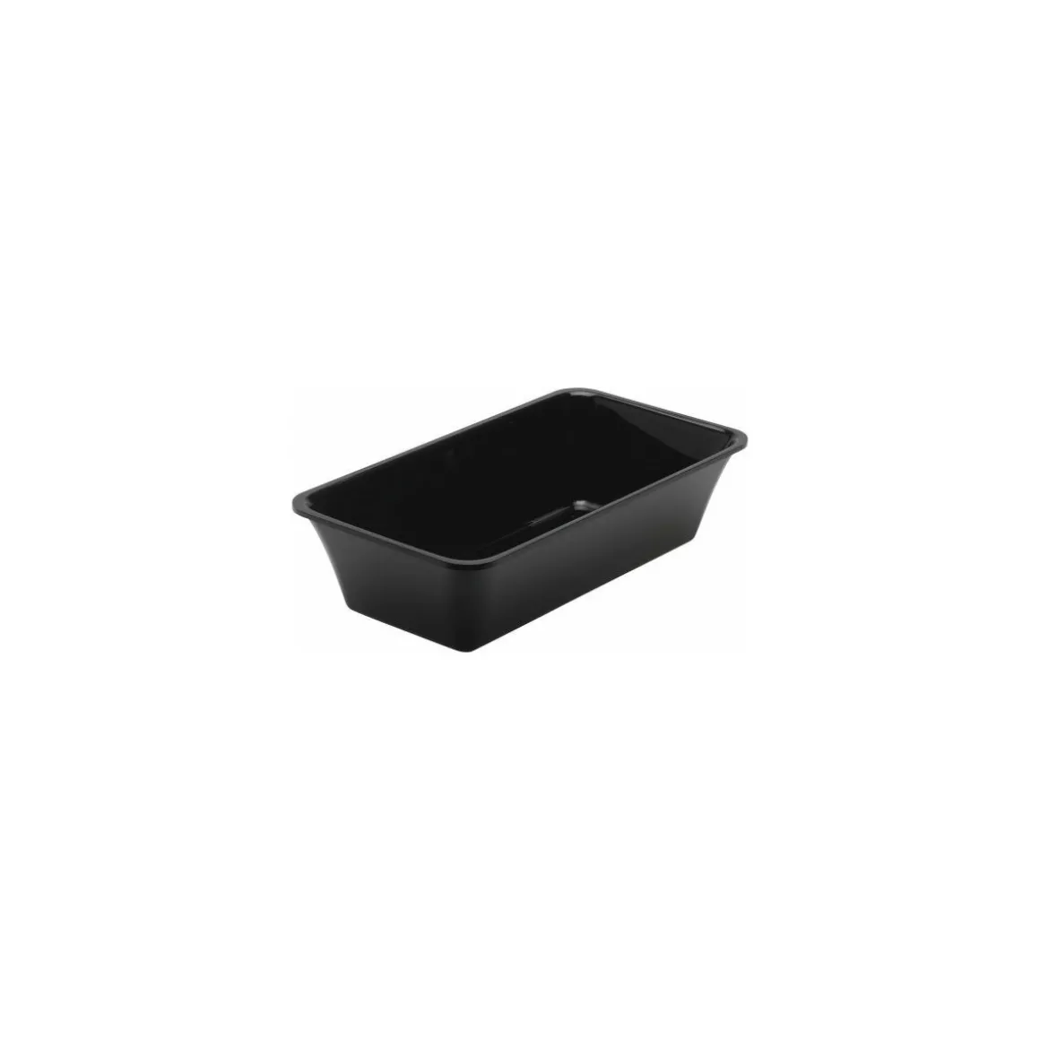 Bac plexi GN 1/3 noir H. 8 cm 32,5 x 17,6 cm
