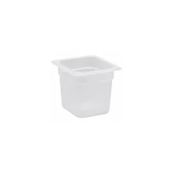 Bac polypropylène GN 1/6 profondeur 15 cm