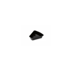 Bac triangulaire angle 45° plexi noir pour kit carrousel 29 x 28,5 x 8 cm