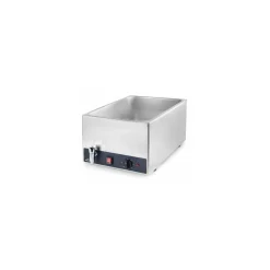 Bain marie électrique avec robinet GN1/1 15 cm