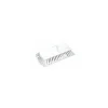 Balai brosse arrondi blanc fibres dures 24,5 cm