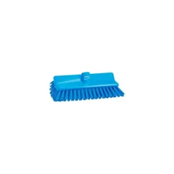 Balai brosse arrondi bleu fibres medium 26,5 cm
