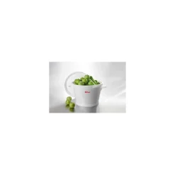 Baquet rond fond renforcé PEHD blanc 50L