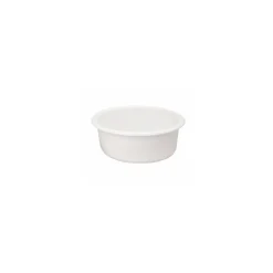 Baquet rond plastique 19 L blanc