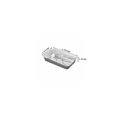 Barquette aluminium 2250 ml - par 50