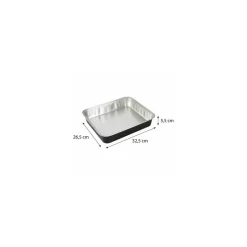 Barquette aluminium noir lisse Ready2Cook 3900 ml - par 100