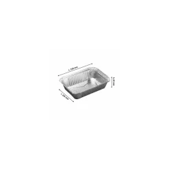Barquette aluminium operculable 1060 ml - par 100