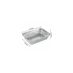 Barquette aluminium operculable 890 ml - par 100