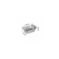 Barquette aluminium plissée 225 ml - par 100