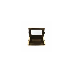 Barquette carton kraft ingraissable avec fenêtre 730 ml - par 300