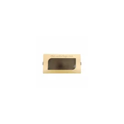 Barquette carton kraft ingraissable avec fenêtre 480 ml - par 400