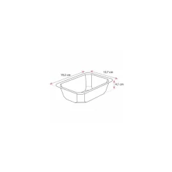 Barquette carton scellable décor nature 75 cl - par 65