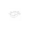 Barquette carton scellable décor nature 100 cl - par 65