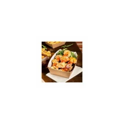 Barquette kraft brun sans couvercle 1200 ml - par 100