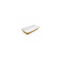 Barquette kraft brun sans couvercle pour hot dog 730 ml - par 1000