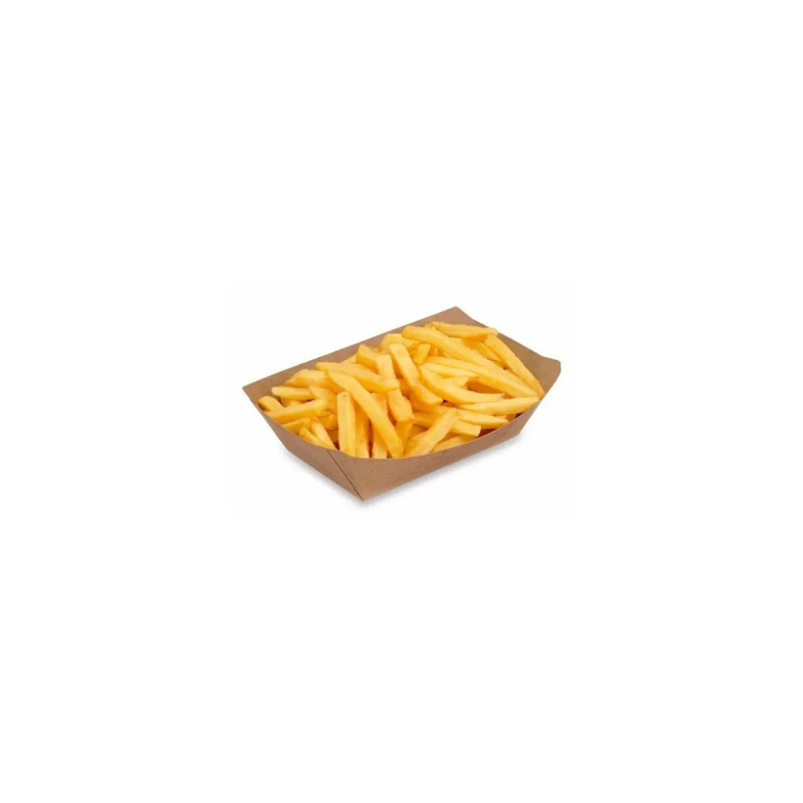 Barquette kraft brun sans couvercle pour hot dog 730 ml - par 1000
