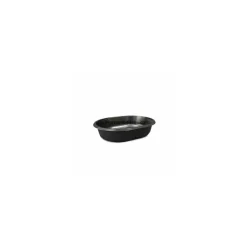 Barquette noire micro-ondable ovale 700 ml - par 280