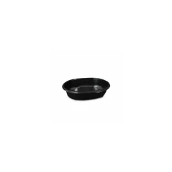 Barquette noire micro-ondable ovale 700 ml - par 280