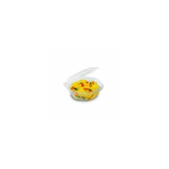 Barquette plastique Alphatop 250 ml micro-ondable avec couvercle - par 50