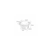 Barquette plastique avec couvercle Ondipack 500 ml - par 600