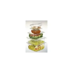 Barquette plastique avec couvercle Optipack 500 ml - par 600