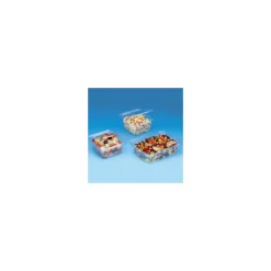 Barquette plastique avec couvercle Optipack 250 ml - par 600