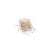 Barquette plastique à brochettes 270 cl - par 320
