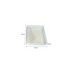 Barquette plastique à brochettes 120 cl - par 320