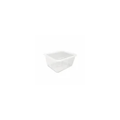 Barquette plastique micro-ondable 750 ml avec couvercle - par 200