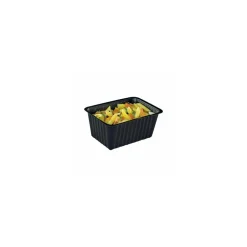 Barquette plastique noire scellable 1500 ml - par 100