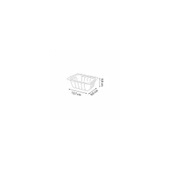 Barquette plastique noire scellable 375 ml - par 100