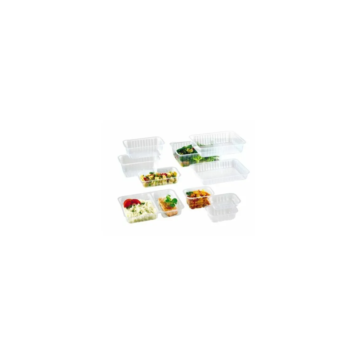 Barquette plastique transparente scellable 760 ml - par 100