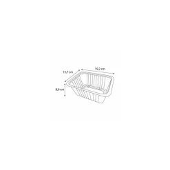 Barquette plastique transparente scellable Alphacel 1500 ml - par 100