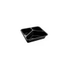 Barquette scellable CPET noire 3 compartiments 54 + 28 + 20 cl - par 420