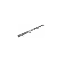 Barre dents de loup inox 16 crochets 2 m