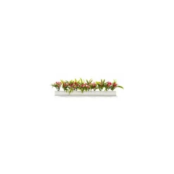 Barrette blanche fleurs sauvages 25 cm - par 12