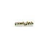 Barrette blanche garniture houx 25 cm - par 12