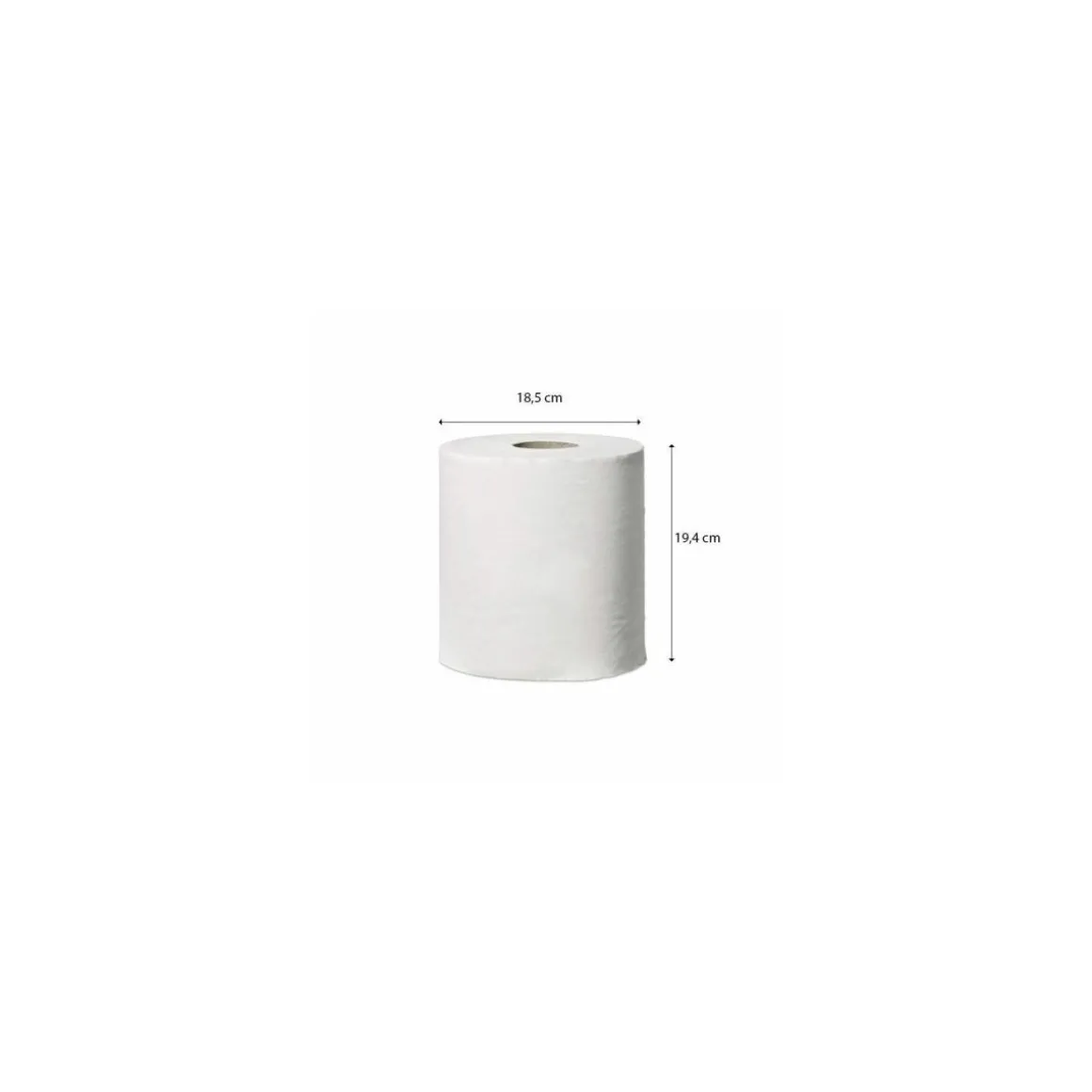 Bobine essuyage distributeur Reflex 2 plis blanc Tork - par 6