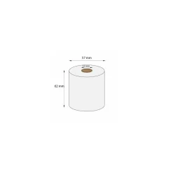 Bobine thermique continu 62 x 57 x 12 mm - par 50