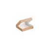 Boite carton kraft à fenêtre 200 x 200 x 40 mm - par 50