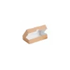 Boite carton kraft à fenêtre 200 x 120 x 40 mm - par 50