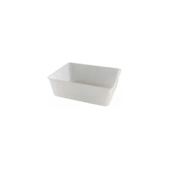 Boite Carty blanche avec couvercle 3000 ml - par 90