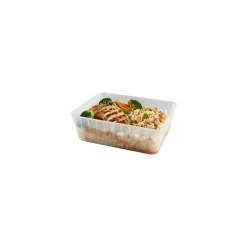 Boite Carty blanche avec couvercle 3000 ml - par 90