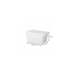 Boite Carty blanche avec couvercle 1800 ml - par 100