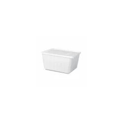Boite Carty blanche avec couvercle 1800 ml - par 100