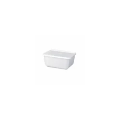Boite Carty blanche avec couvercle 450 ml - par 200