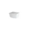 Boite Carty blanche avec couvercle 1350 ml - par 100