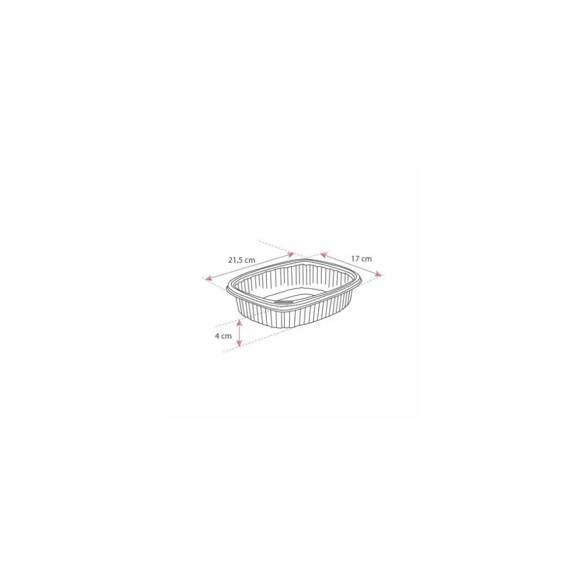 Boite Cookipack PP 80 cl - par 320