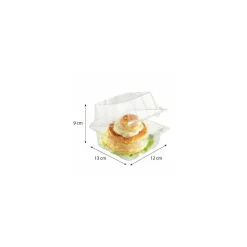 Boite Cristal Patipack 1 bouchée PET - par 405